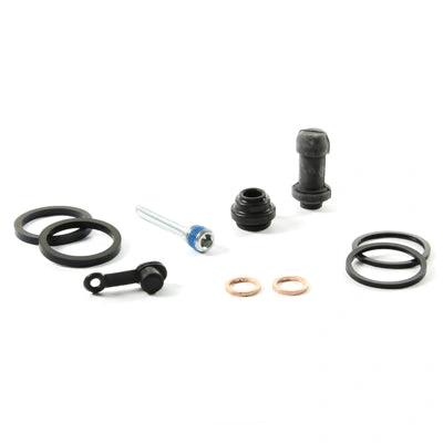 ProX front brake caliper rebuild kit for CRF450R 2002–2023, includes seals, boots, bleeder screw and copper washers