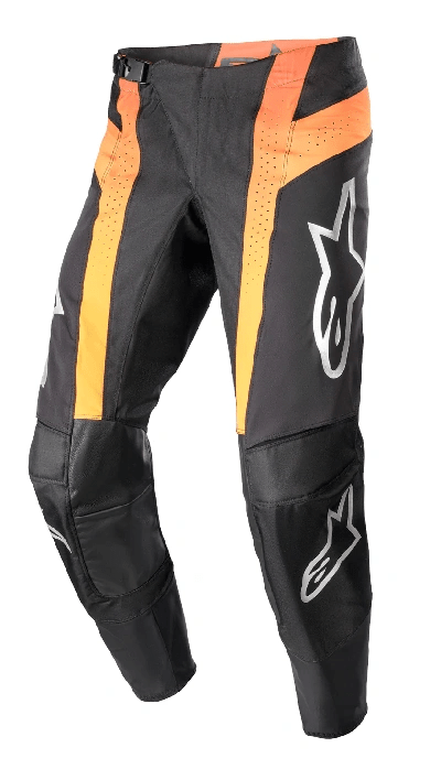 Alpinestars 2023 Techstar Sein Erwachsenen-Motocrosshose Schwarz / Hot Orange - MxProStoreParts