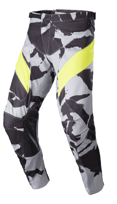 Alpinestars 2023 Racer Tactical Erwachsenen Crosshose Camouflage / Fluorgelb - MxProStoreParts
