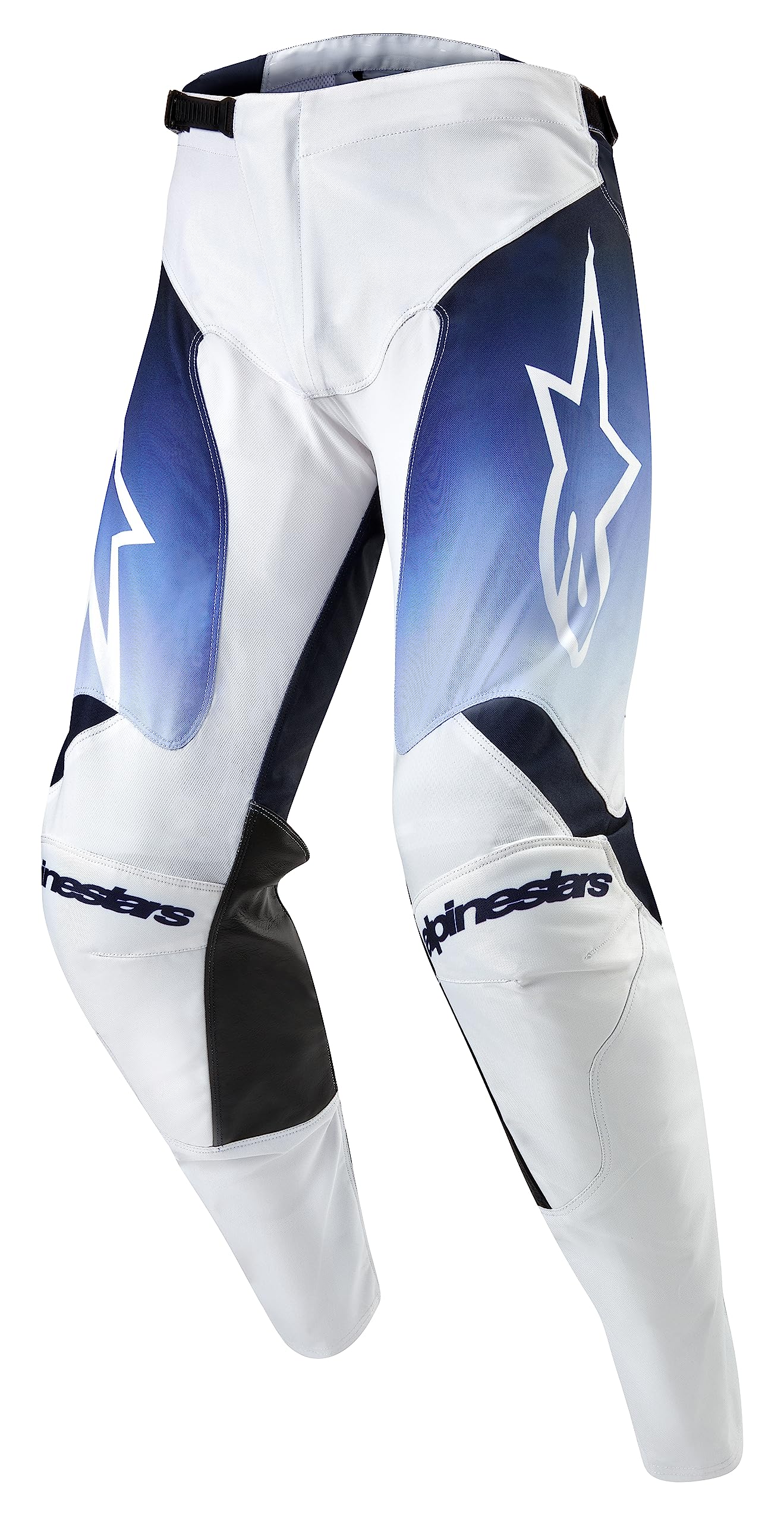 Alpinestars 2024 Racer Hoen volwassen cross broek Wit / Donker navy Licht blauw ( maat 32 )
