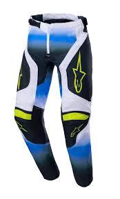 Alpinestars 2023 Racer Push Kinder cross broek Blauw / Wit - MxProStoreParts