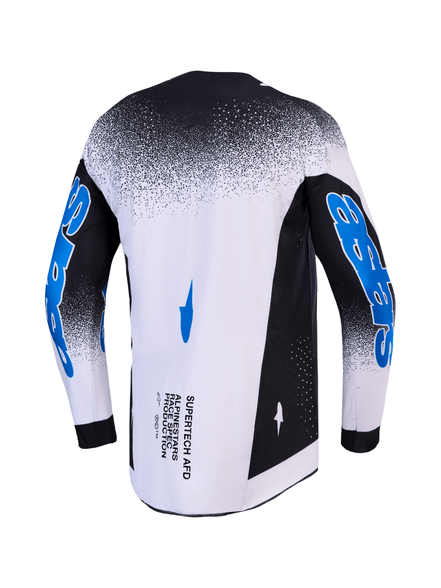 Alpinestars Supertech AFD Jersey Zwart Licht Lila Blauw - MxProStoreParts