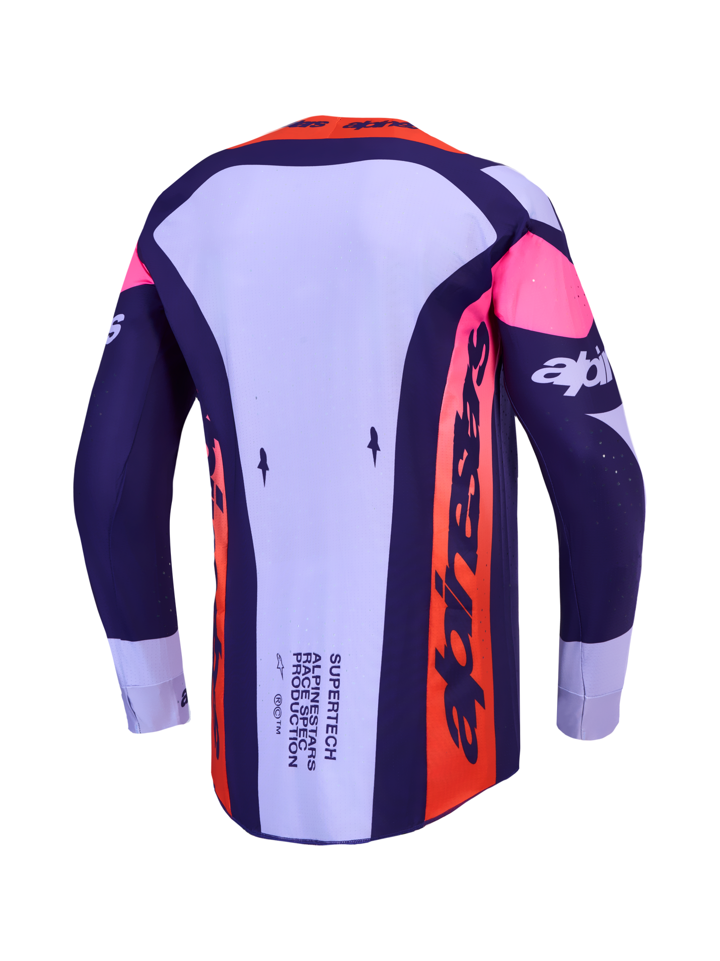 Alpinestars Supertech Dyna Jersey 2027 Lichtviolet Dieppaars Roze Fluo