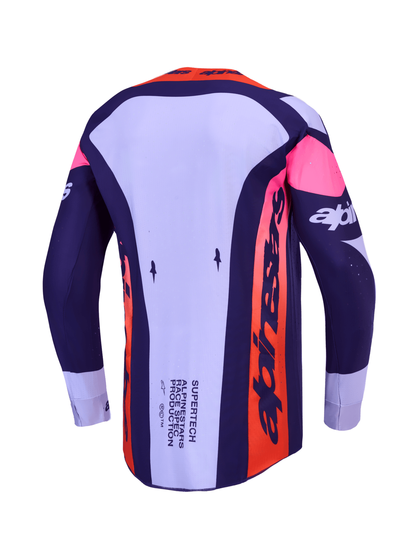 Alpinestars Supertech Dyna Jersey 2027 Lichtviolet Dieppaars Roze Fluo - MxProStoreParts