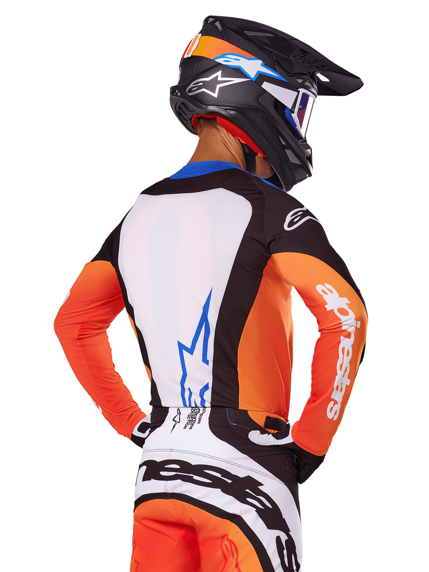 Alpinestars Techstar Melt Trikot 2025 Orange Blau - MxProStoreParts