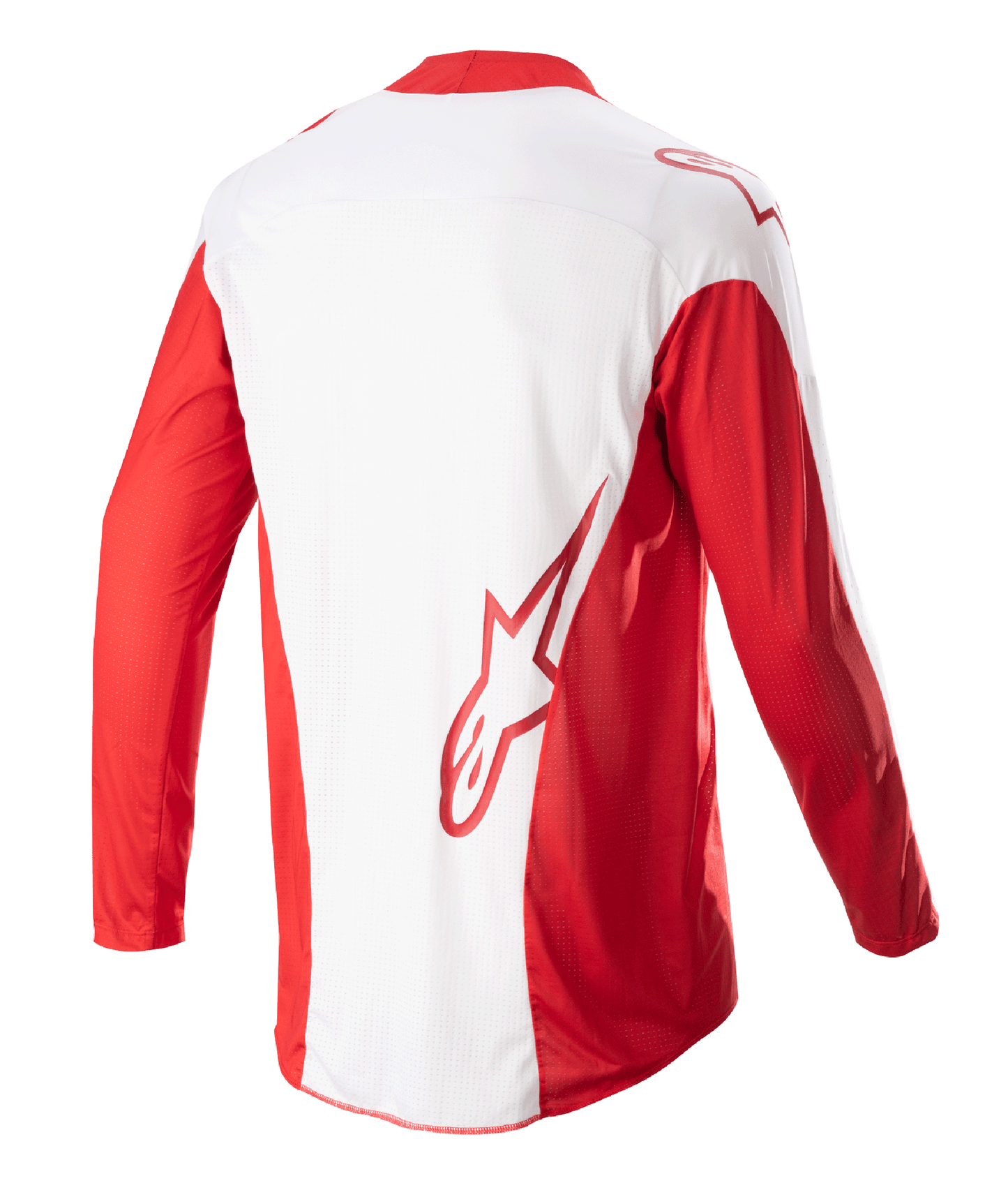 Alpinestars Techstar Arch Trikot Mars Rot Weiß Rennpassform - MxProStoreParts