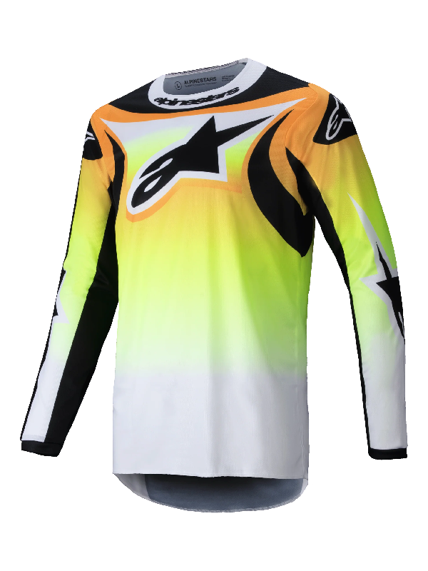 Alpinestars 2025 Fluid Wurx volwassen cross shirt Geel / Zwart