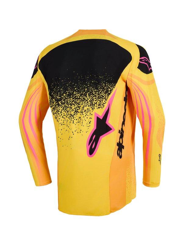 Alpinestars 2026 Supertech Nomur Jeugd Crossshirt Oranje / Geel / Roze - MxProStoreParts