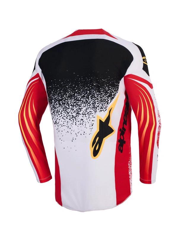 Alpinestars Trikot Techstar Nomur Grau/Rot/Schwarz - MxProStoreParts