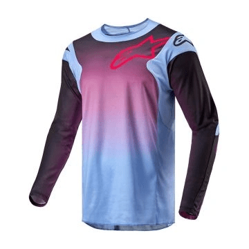 Alpinestars 2024 Racer Hoen volwassen cross shirt Lavan Paars / Zwart - MxProStoreParts