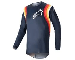 Alpinestars 2023 Fluid Corsa Erwachsenen Cross-Shirt Dunkelblau - MxProStoreParts