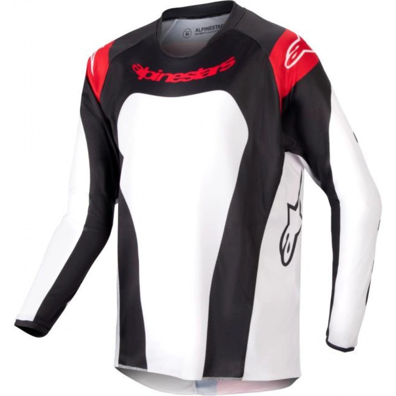 Alpinestars 2024 Racer Ocuri Kinder Cross-Shirt Rot/Weiß/Schwarz - MxProStoreParts