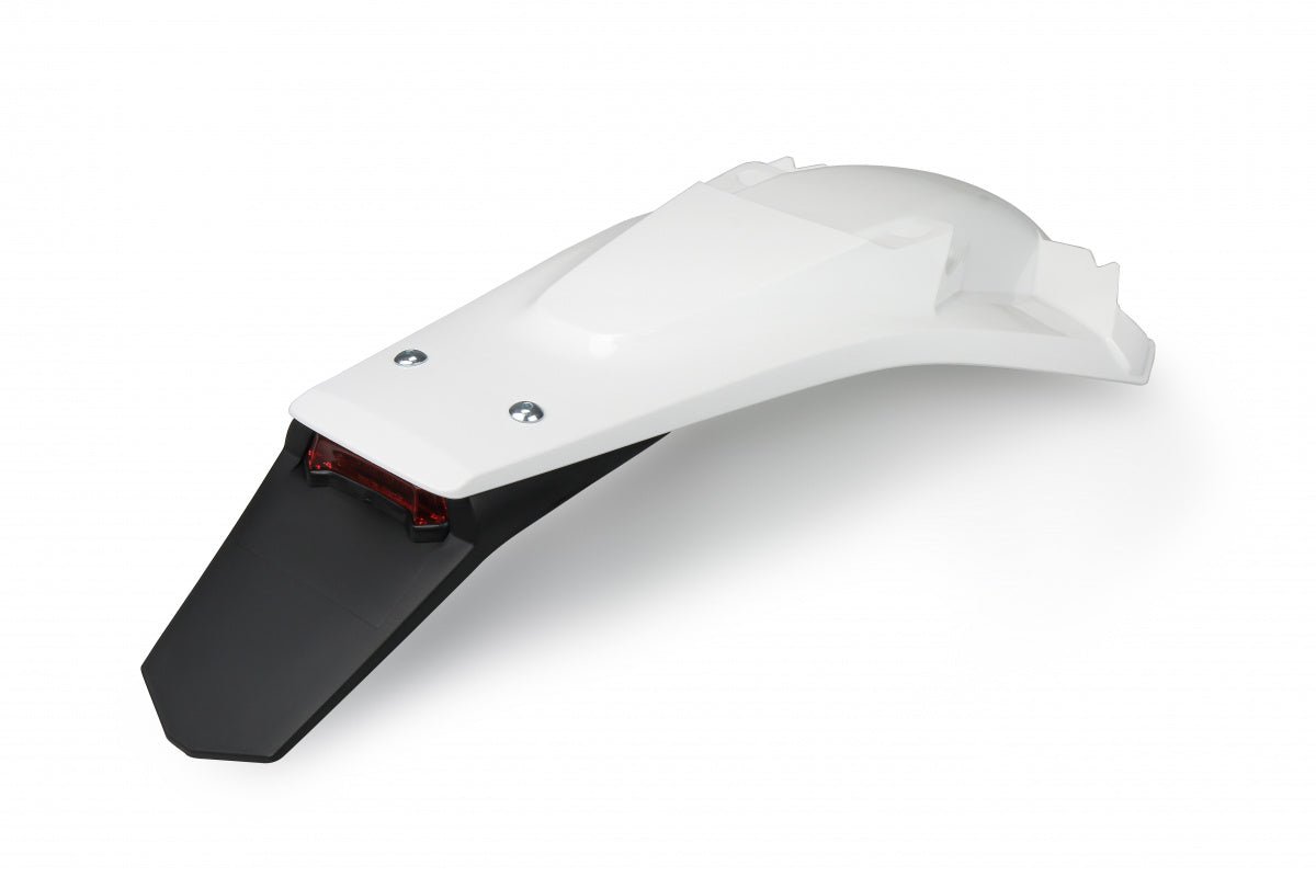 Garde-boue arrière UFO Enduro LED HVA TE/FE 150-501 2017-19 Blanc 041 - MxProStoreParts