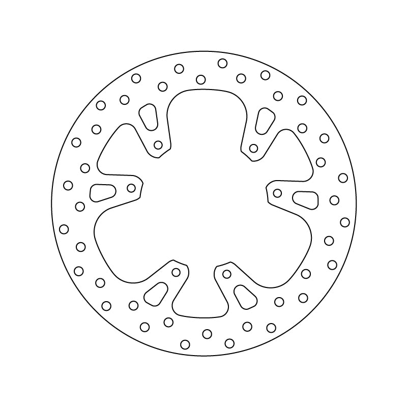Technische illustratie: Brembo Serie Oro brakedisc – 68B40796; uitvoering volgens artikelgegevens