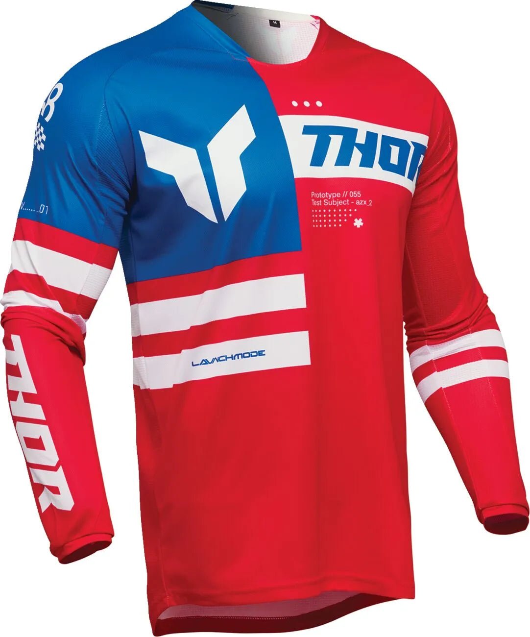 THOR Launchmode Patriot crossshirt – Blauw/Rood/Wit