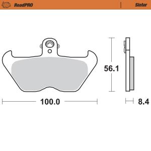 Moto Master Road Pro Sinter Brake Pads 408701