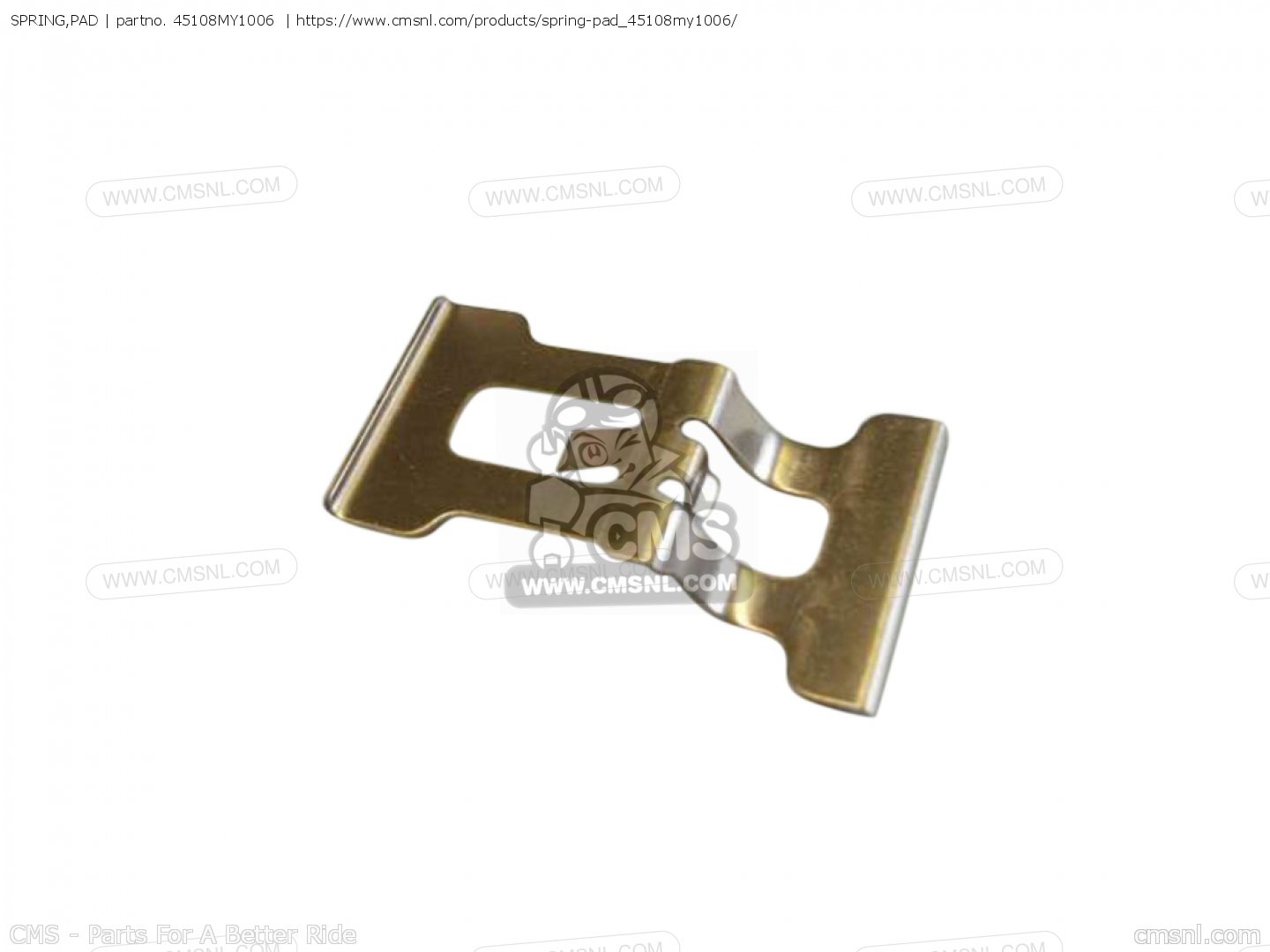 Honda OEM SPRING,PAD 45108-MY1-006