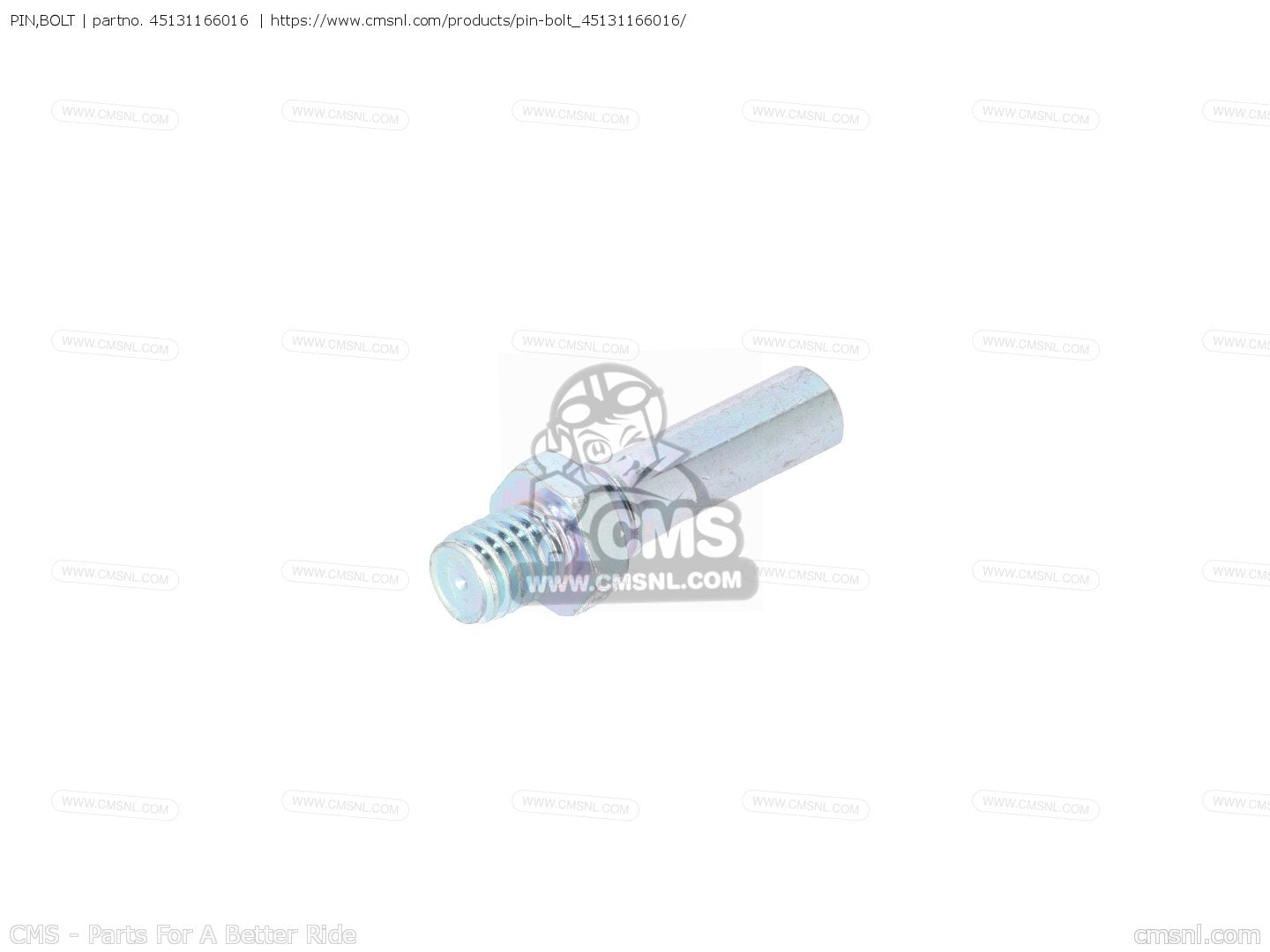 Honda OEM PIN BOLT 45131-166-016
