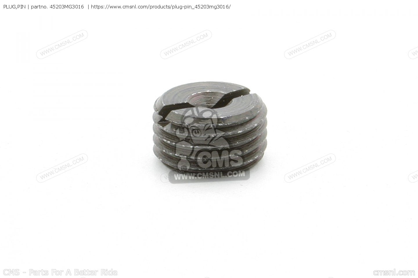 Honda OEM PLUG,PIN ( voor of achter remklauw afdichting )