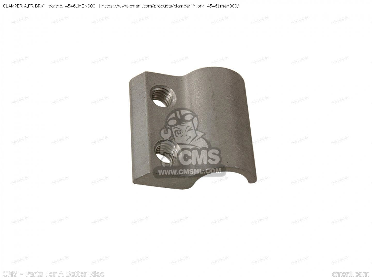 Honda OEM Vorbremsleitungs-Klemme 45461 - MEN - 000 - MxProStoreParts