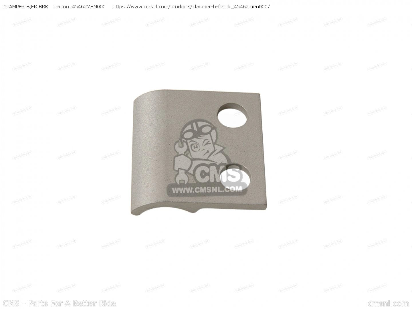 Honda OEM Vorderbremsleitungsklem 45462 - MEN - 000 - MxProStoreParts