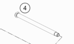 KTM OEM Swingarm pivot 85 SX 47104037100
