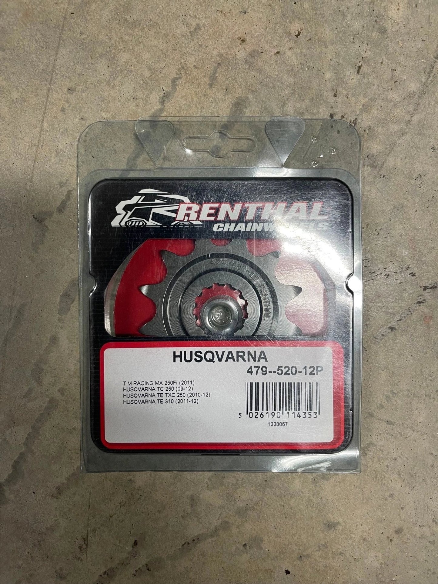 Renthal voortandwiel 12 tands Husqvarna tot 2013 - MxProStoreParts