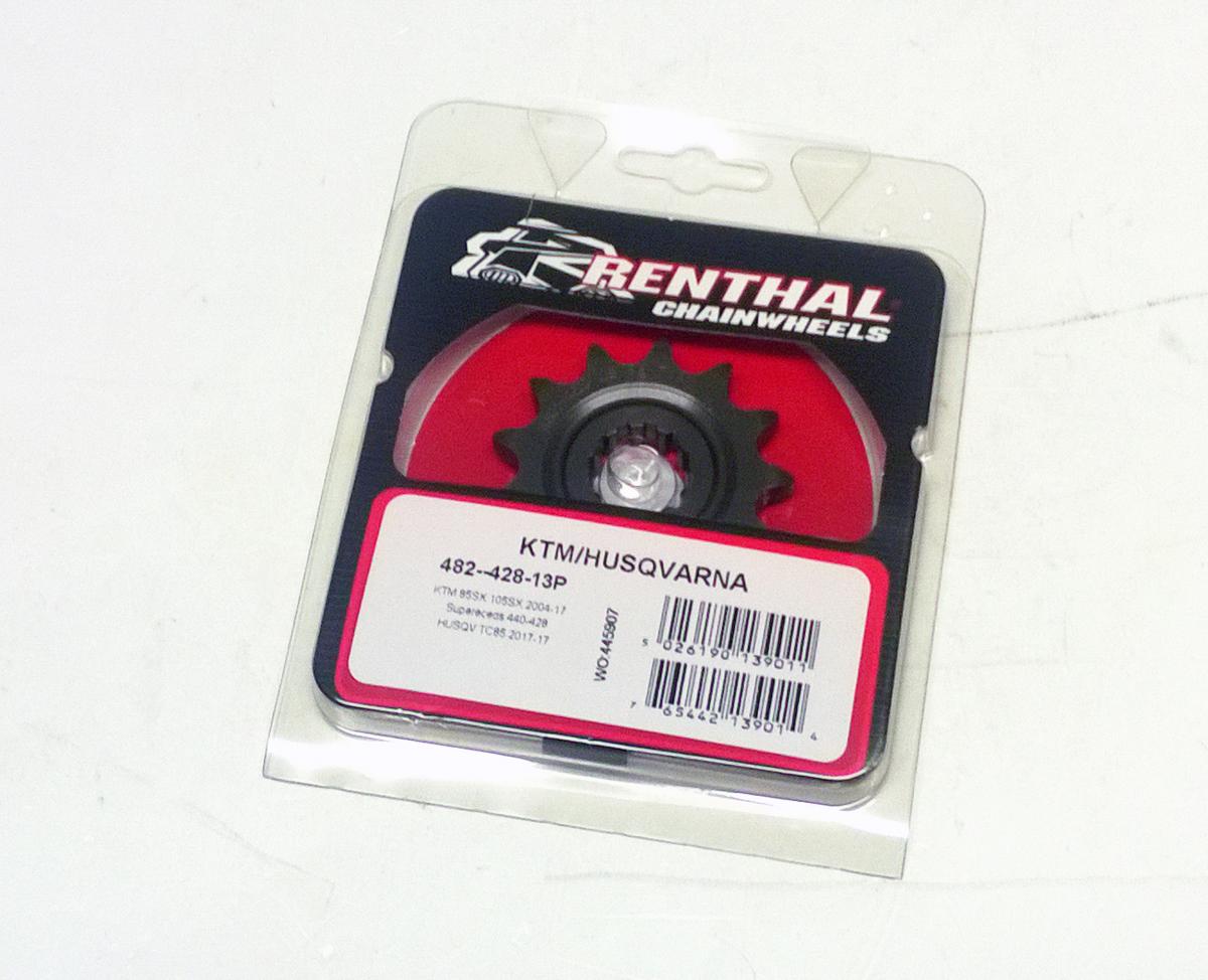 Renthal voortandwiel 14 tands KTM SX 85 03-17 & SX 105 04-06 & Husqvarna TC 85 14-17 & Beta RR 50 Enduro 99-01