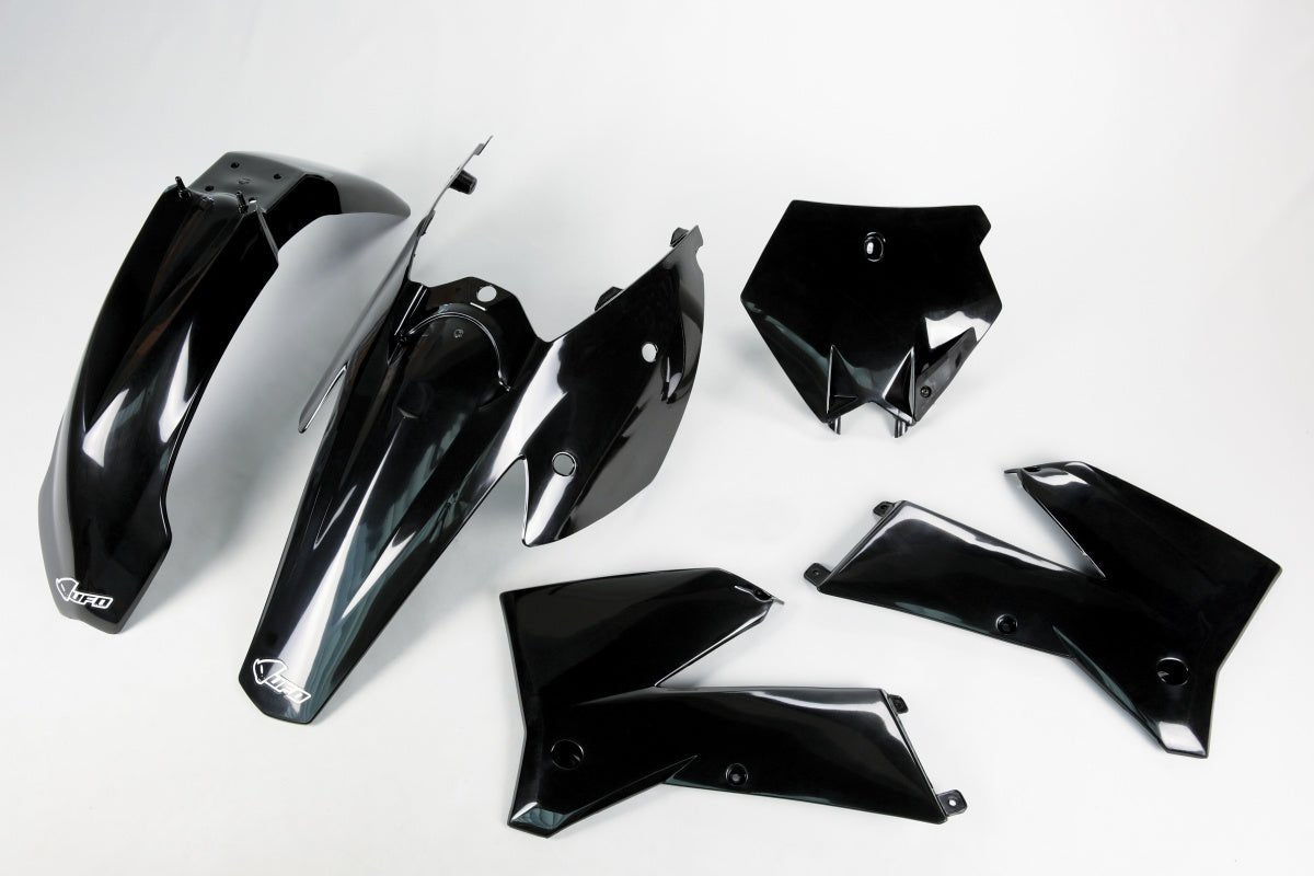 UFO Plastic kit 5-parts Black KTM SX125- 05-06 - MxProStoreParts