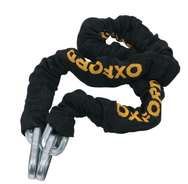 Oxford 12mm CroMo chain with black fabric sleeve, 1.5m, for Boss/Patriot