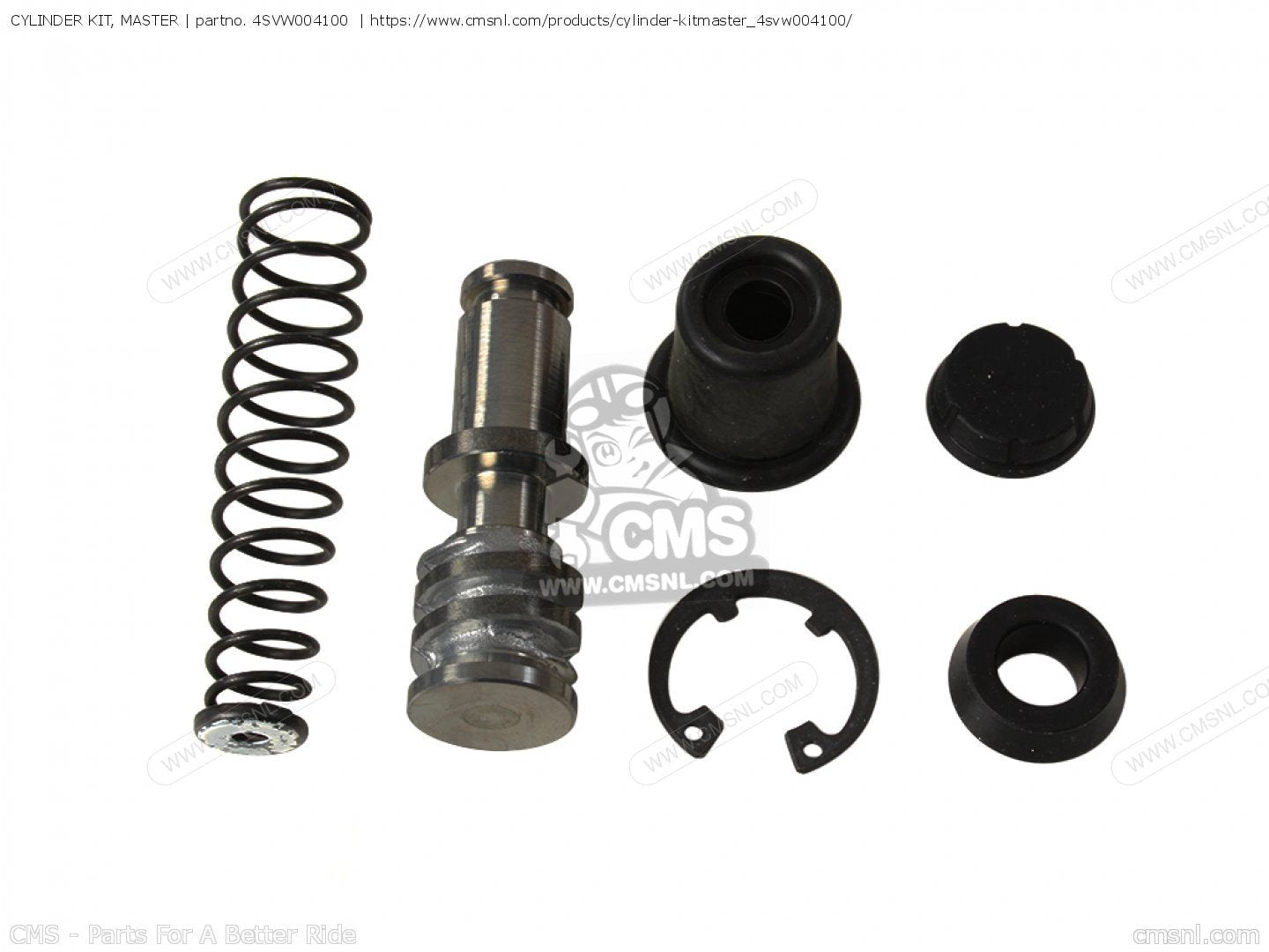 Yamaha OEM Vorderrad-Hauptbremszylinder Reparatursatz für Yamaha YZ 125/250 1996 - 2000 & YZ 80 1997 - 2000 & YZ/WR 400/426F 1998 - 2000 - MxProStoreParts