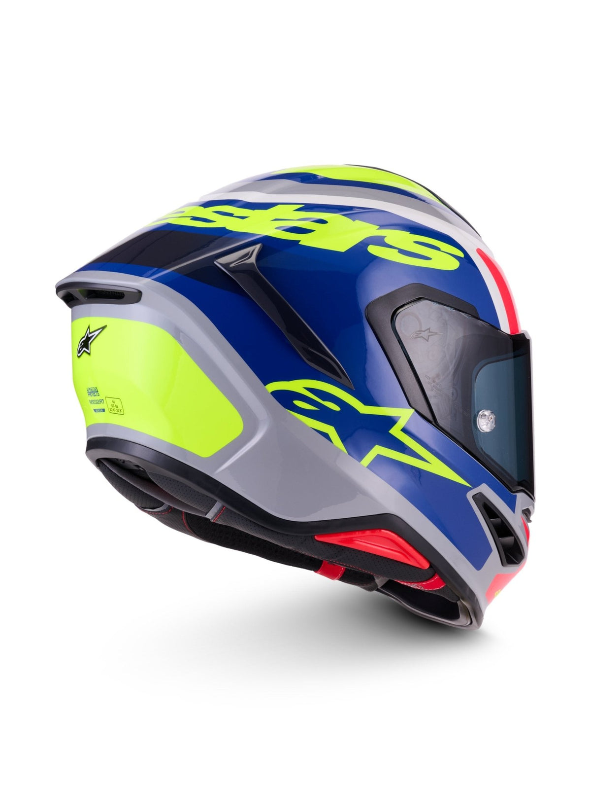 Alpinestars Helmet Lumen S-R7 Silver/Pink/Fluo Yellow - MxProStoreParts