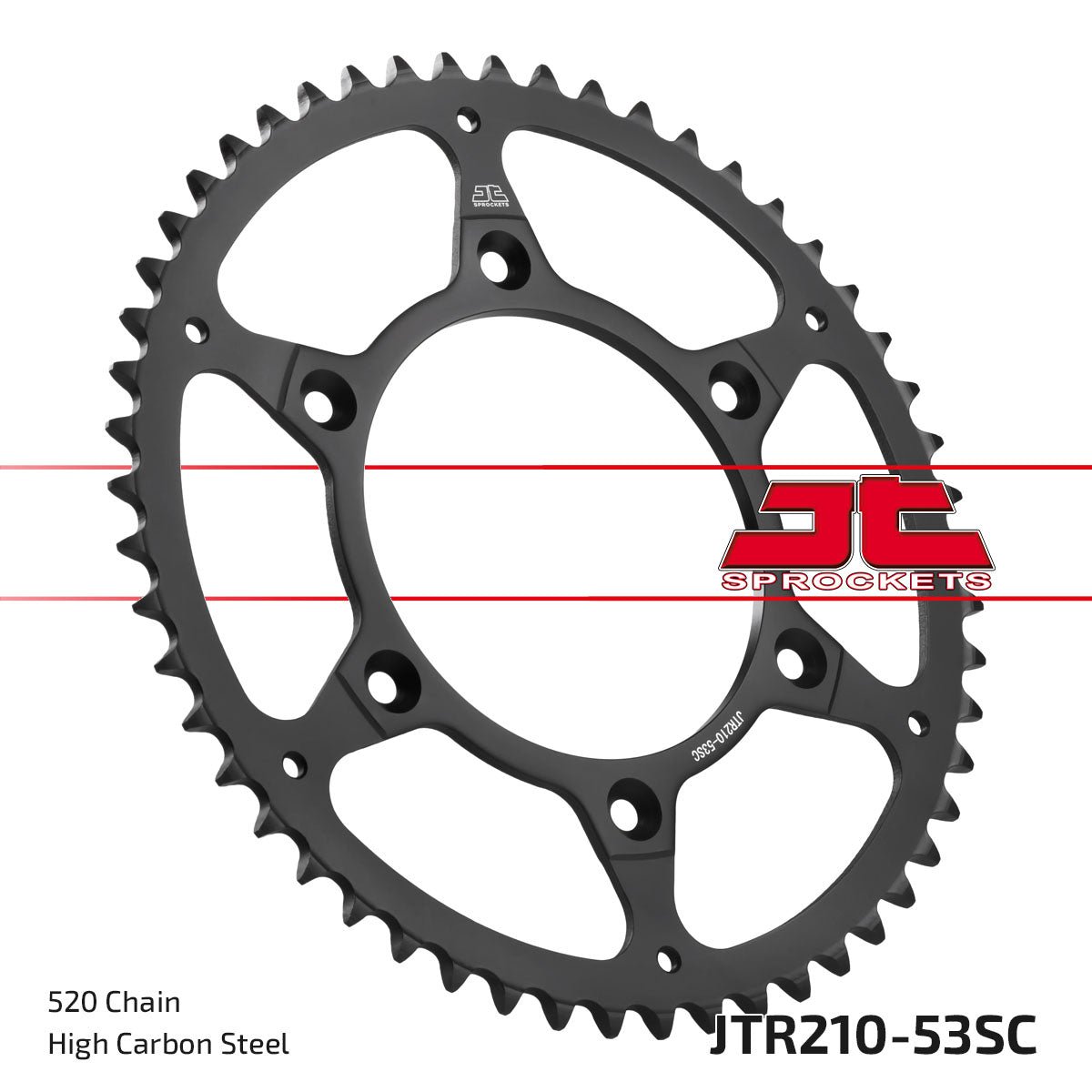 JT Rear Sprocket SC - Self Cleaning Lightweight Rear JTR210.53SC - MxProStoreParts