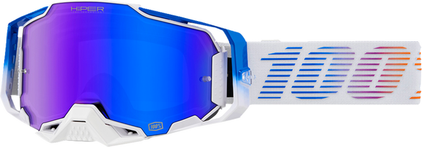 100% Armega Crossbril Neo - Hiper Blauw spiegel lens ( 2024 collectie )
