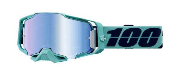 100% Armega Esterel Cross Goggles - Blue Mirror Lens