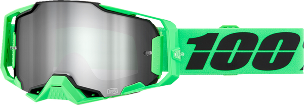 100% Armega Motocross Goggles Anza 2 - Silver mirror lens ( 2024 collection )