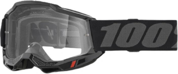 100% Accuri 2 Crossbril Zwart - clear lens (2025 collection) - MxProStoreParts