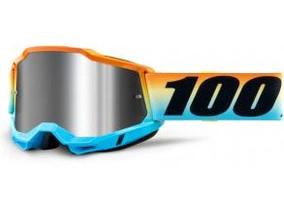 100% Accuri 2 Crossbril Sunset - silberne Spiegellinse (2025 Kollektion) - MxProStoreParts