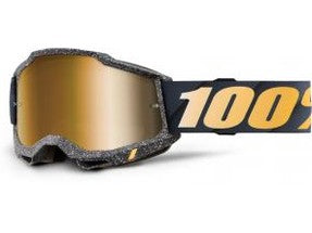 100% Accuri 2 Motocross Goggles Risland - Goude True Mirror lens ( 2025 collection )