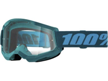 100% Strata 2 Motocross-Brille Stone - klare Linse (Kollektion 2026)