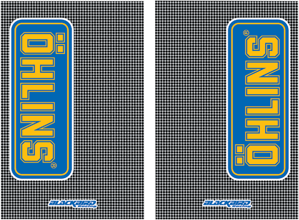 Blackbird voorvork stickers Öhlins carbon look