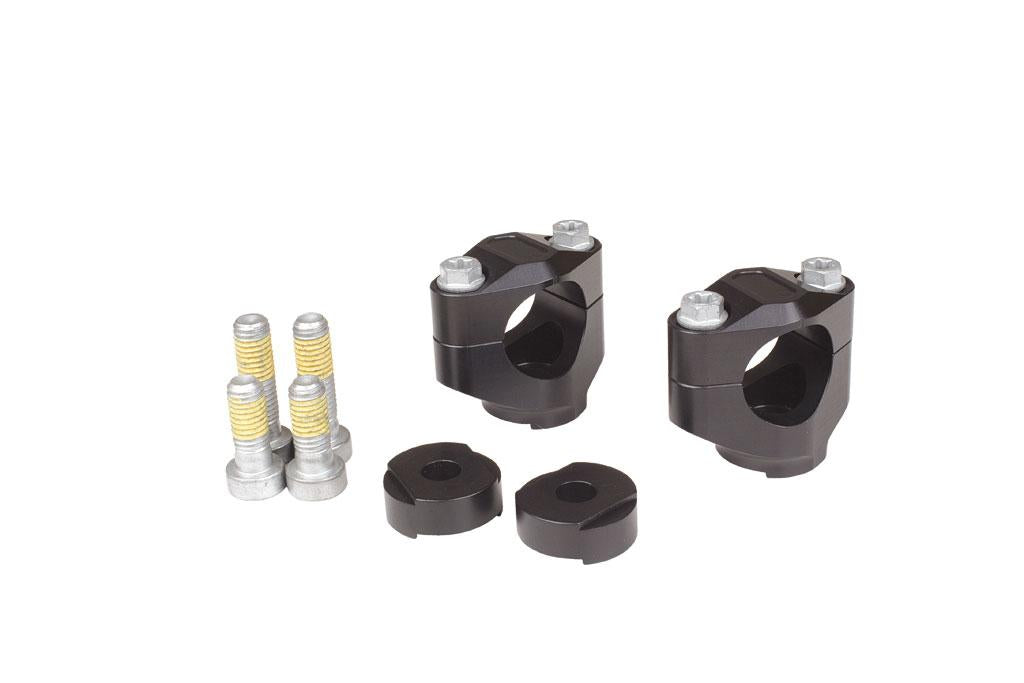 X-Trig stuurklemmen + stuurverhoger blokken voor Xtrig kroonplaten met 28,6 mm stuur M10