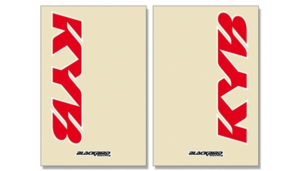 Blackbird voorvork stickers Kayaba/KYB