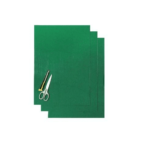 Blackbird grünes Velours 47X33cm / Set aus 3 - MxProStoreParts