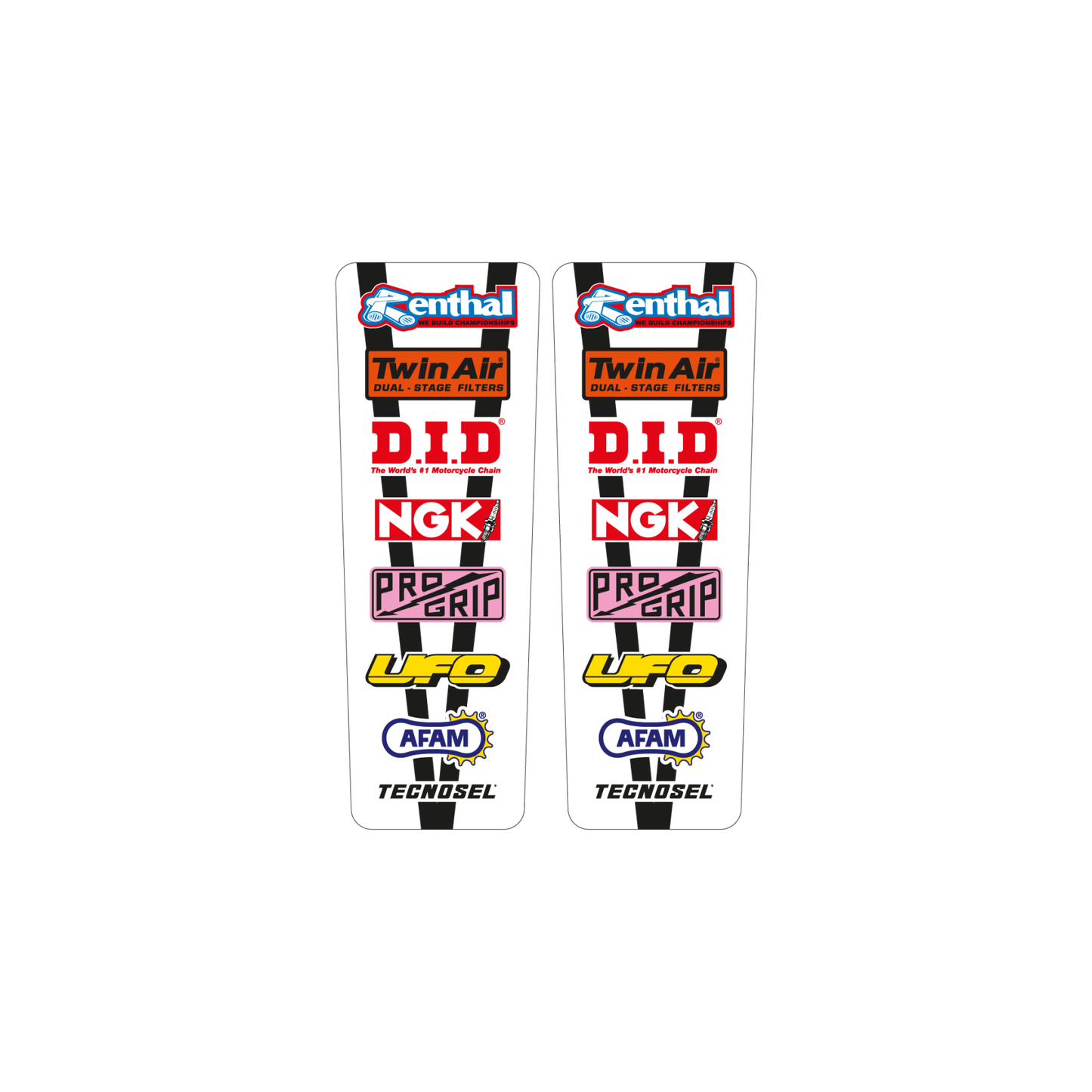 Blackbird Vintage spatbord stickers