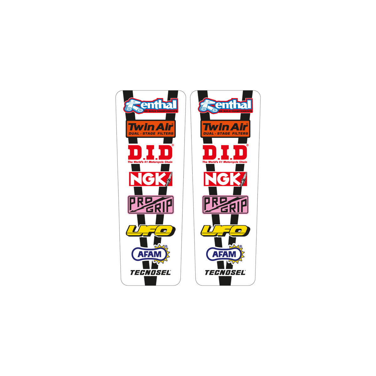 Blackbird Vintage spatbord stickers