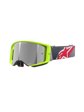 Alpinestars Supertech Corp Goggle – Yellow Fluo Red Mirror Silver