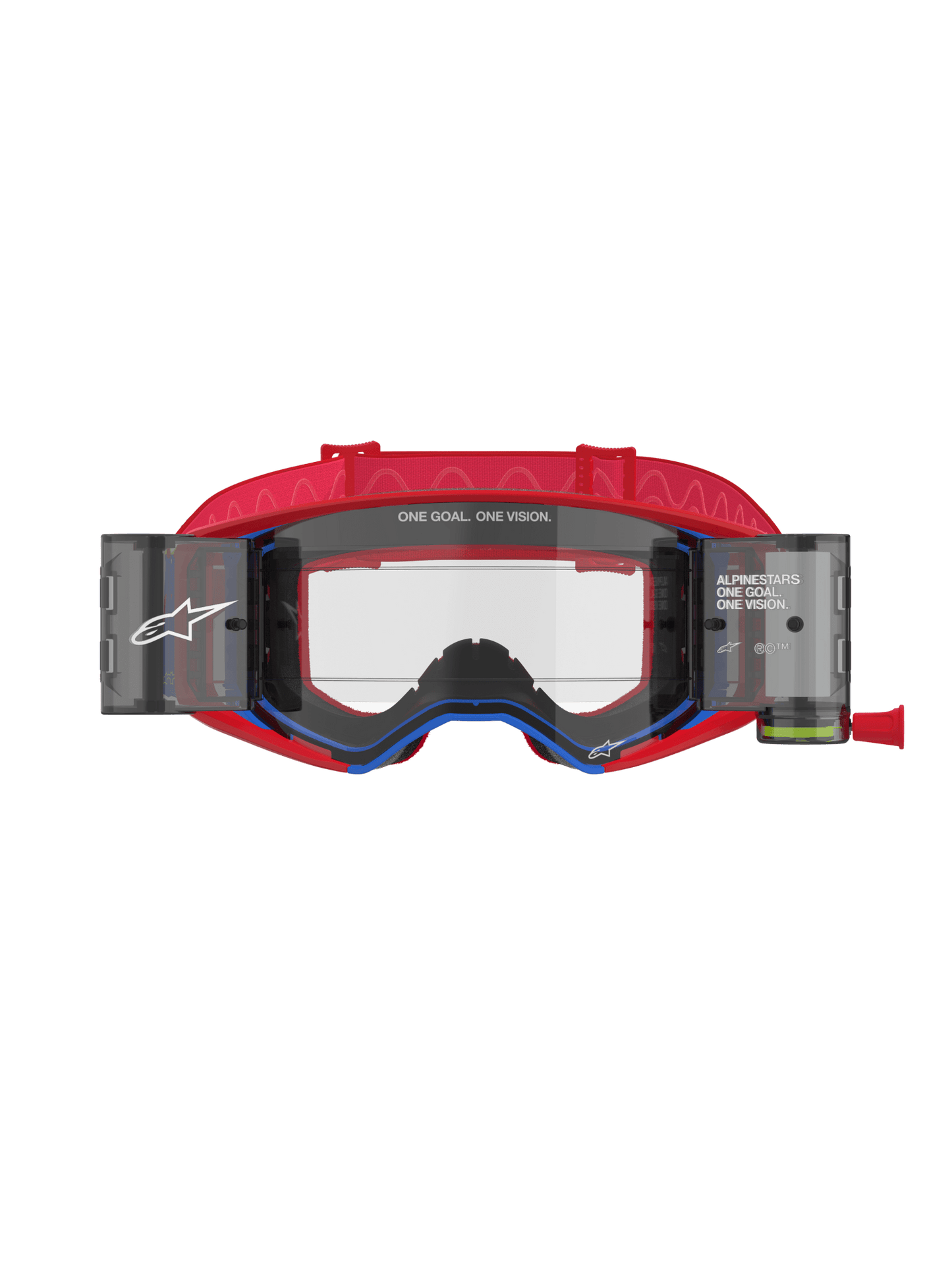 Alpinestars Supertech Corp Roll-Off Schutzbrille Rot-Blau - MxProStoreParts