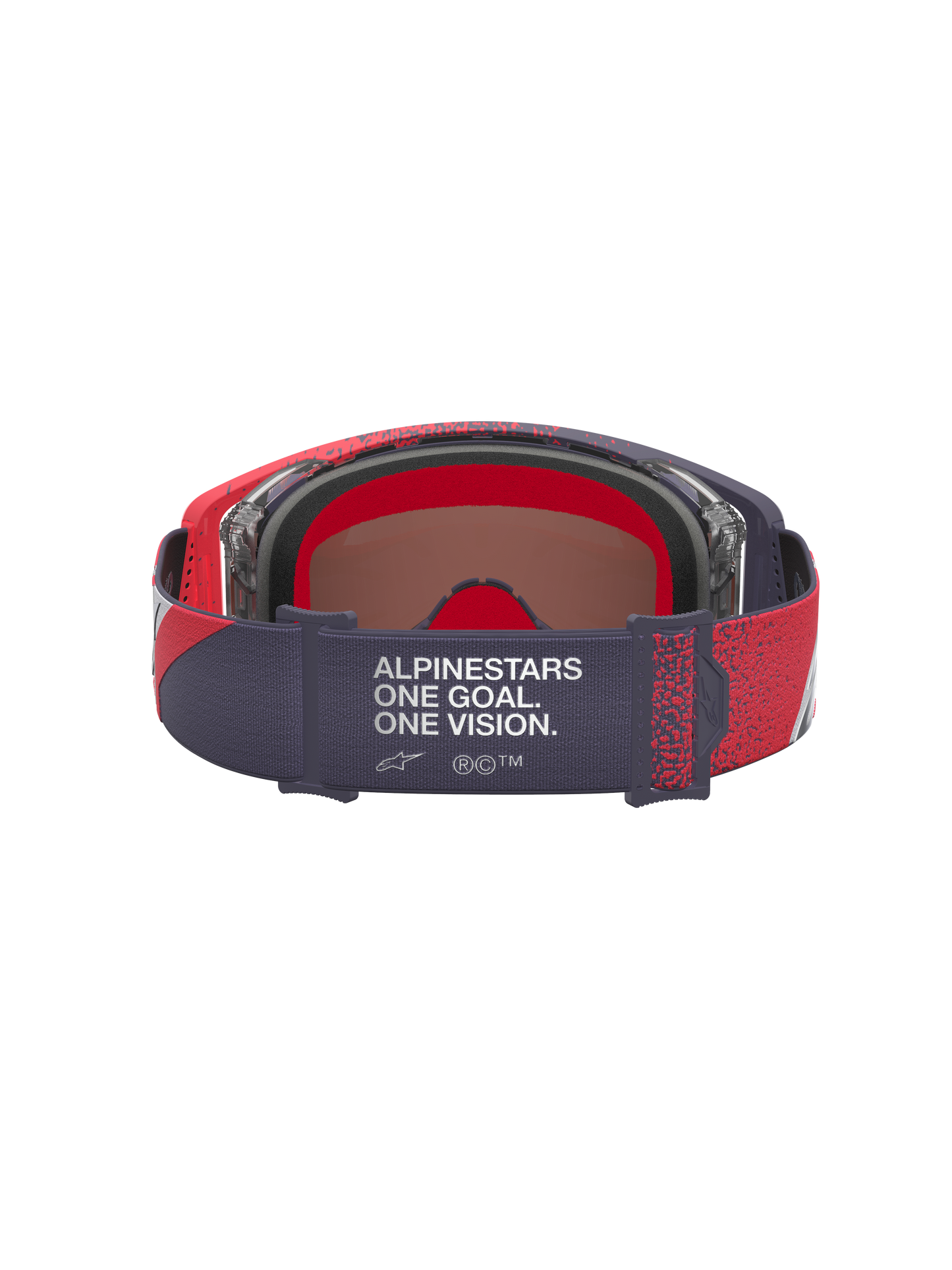 Alpinestars Supertech Hiten Veiligheidsbril Zwart Rood Mirror Zilver One Size