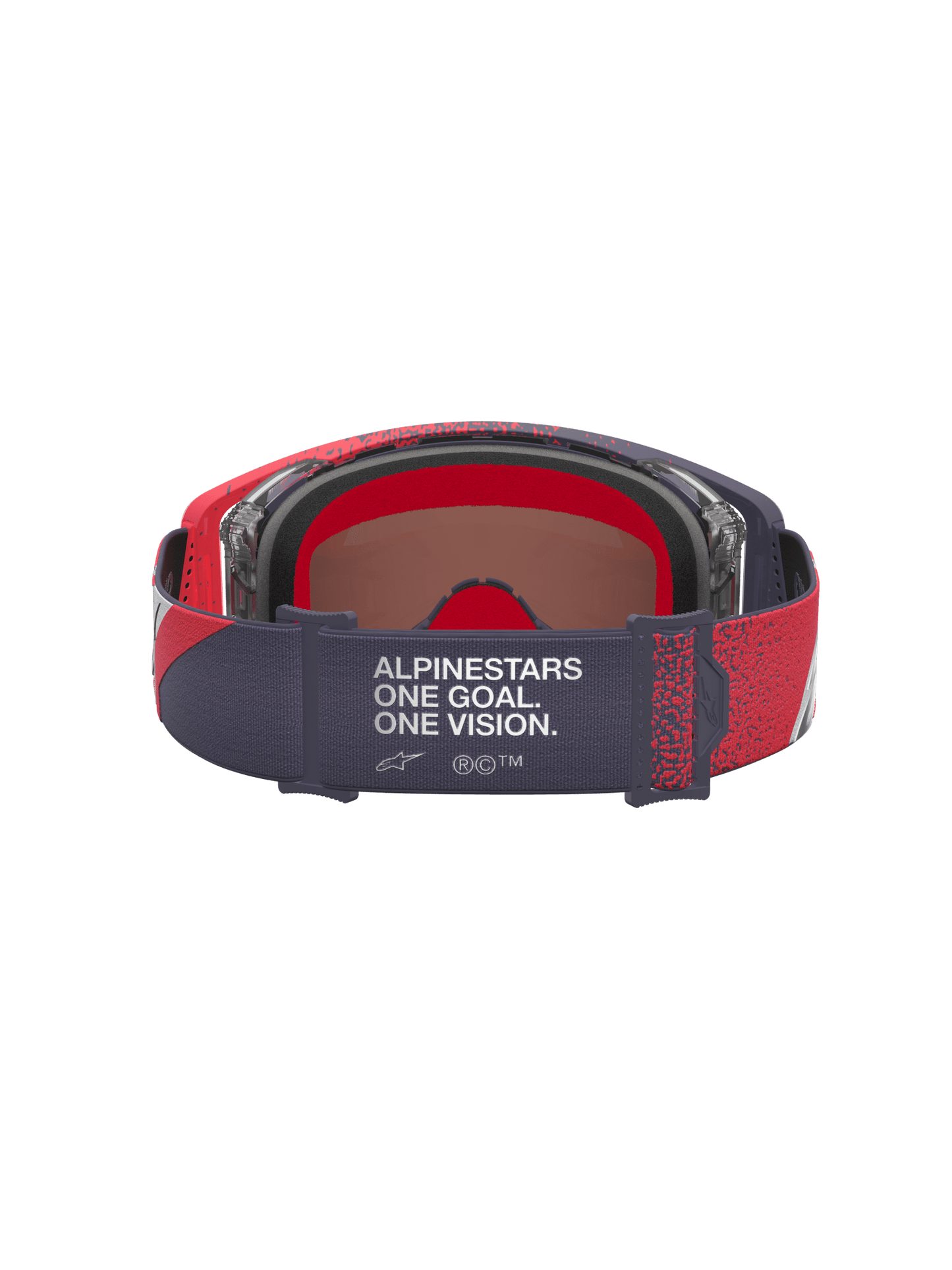 Alpinestars Supertech Hiten Veiligheidsbril Zwart Rood Mirror Zilver One Size - MxProStoreParts